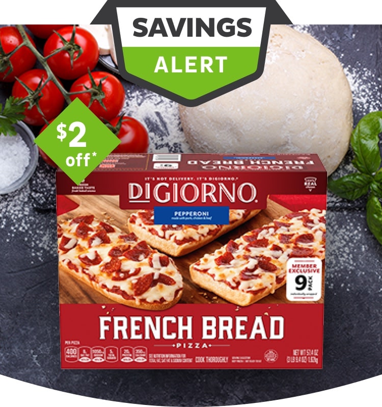 Savings Alert | $2 off Digiorno frozen pizza